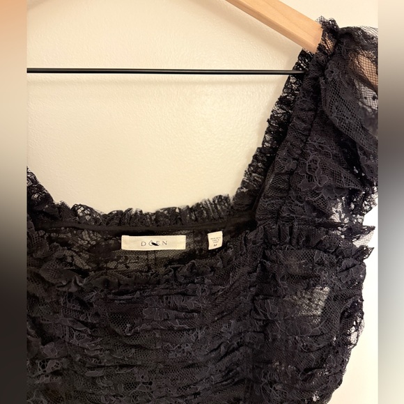 DÔEN Pamelina Dress NWOT - Black Lace - Picture 9 of 11
